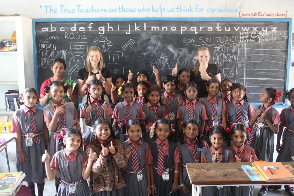 Klassenraum in Tallapudi